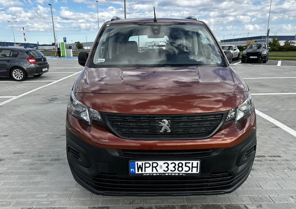 Peugeot Rifter cena 72000 przebieg: 93983, rok produkcji 2020 z Żabno małe 379